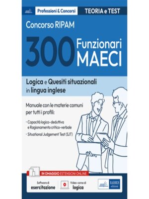 cover image of Concorso RIPAM--300 Funzionari MAECI